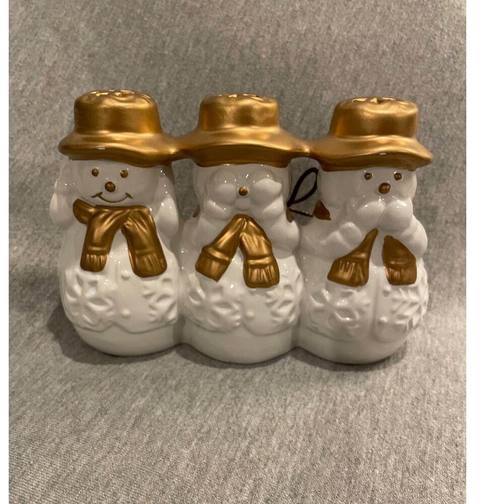 RARE  NWT GC Naturals Snowmen Sachet Holder